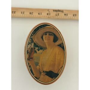 1994 vintage oval coca-cola tin by coca-cola company